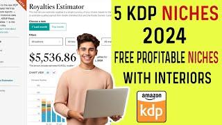 List of 5 profitable kdp niches in 2024 !! Kdp niche research