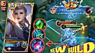 SHE IS UNSTOPPABLE  | SILVANA NEW BUILD | SILVANA GAMEPLAY 2024 #mobilelegends