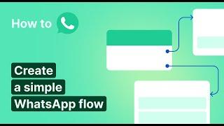 How to create a simple WhatsApp flow in Chatfuel