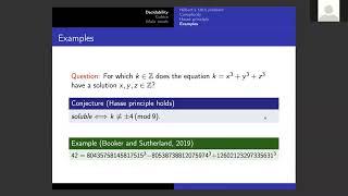 Timothy Browning: Random Diophantine equations (NTWS 010)