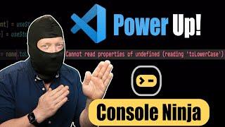 Amazing New VS Code Extension: Console Ninja