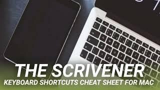 The Scrivener Keyboard Shortcuts Cheat Sheet for Mac