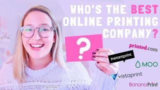 A Little Experiment | WHO'S THE BEST ONLINE PRINTING COMPANY? | Emily Harvey Art