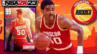 7’4 DARK MATTER RALPH SAMPSON IS A BEAST IN NBA 2k23 MYTEAM!