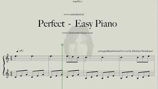 Perfect  -  Easy Piano