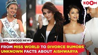 Aishwarya Rai CELEBRATES her 51st birthday: Unknown & Surprising facts about the former Miss World!