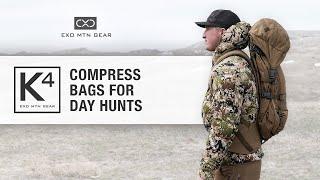 K4 Packs — How To Compress For Day Hunts — Exo Mtn Gear