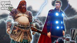 GTA 5 - Thor (GOW) vs Thor (MCU)