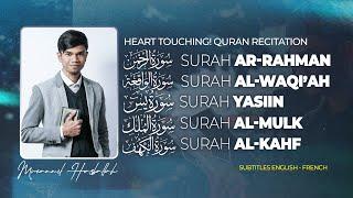 BEAUTIFUL RECITATION SURAH AR-RAHMAN - AL-WAQI'AH - YASIIN - AL-MULK - AL-KAHF MUZAMMIL HASBALLAH