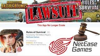 Rules of Survival MIGHT BE REMOVED From App Store and Google Play! LAWSUIT BY PUBG