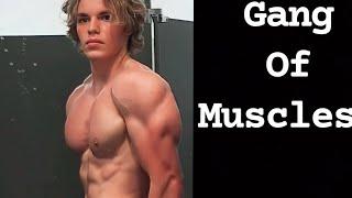 attractive muscular male bodybuilder and fitness model #gangofmuscles #bodybuilding