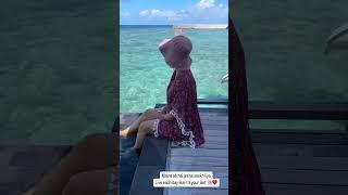 Maine ab jeena seekh liya ️@realhinakhan #hinakhan #maldives