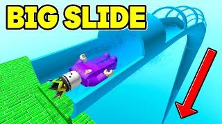 I Go Down the BIGGEST WATER SLIDE on Roblox