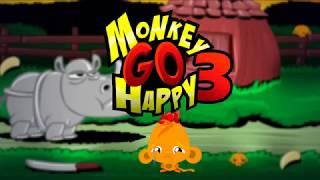 Игра "Счастливая Обезьянка 3" (Monkey GO Happy 3) - прохождение