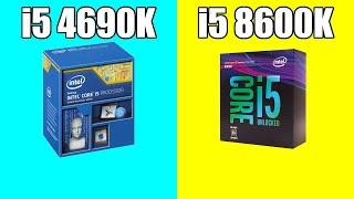 Intel Core i5 4690K vs i5 8600K | Tested in 7 Games