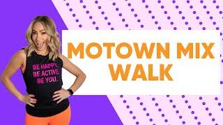 Motown Mix Walking Workout | 2500 Steps Easy Pace | Beginner Friendly