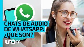 Chats de voz, ¿cómo usar la función de WhatsApp para grupos grandes?