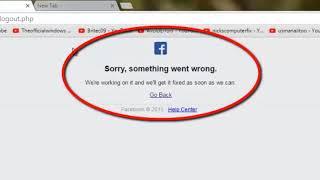 3  facebook error sorry something went wrong sorry something went wrong