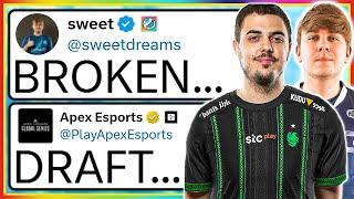 Sweetdreams RAGES at Apex Devs?!... ALGS Champs POI Draft!