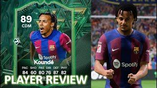 WHAT IS THIS??‍️ 89 WINTER WILDCARD Kounde Player review - EA FC 24