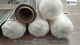 Amazing!!! 3D spread tow carbon fiber fabric