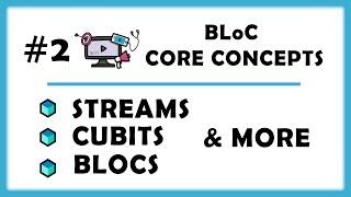 #2 - BLoC Core Concepts - Streams, Blocs, Cubits | BLoC - from Zero to Hero