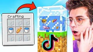 Provo i TIKTOK più VIRALI al mondo su MINECRAFT ITA! (Ep.106)