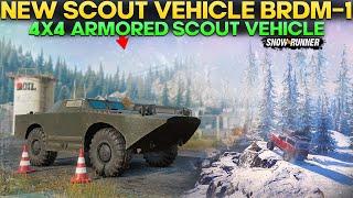 New Scout Vehicle Brdm-1 in SnowRunner 4x4 Armored Scout Vehicle