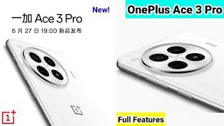 OnePlus Ace 3 Pro Features