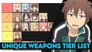 UNIQUE WEAPON TIER LIST KONOSUBA FANTASTIC DAYS