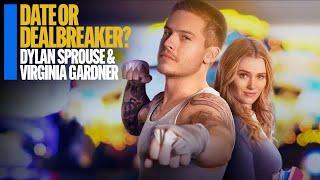 Dylan Sprouse and Virginia Gardner in Date or Dealbreaker Game