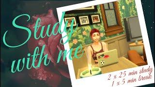 Study with me Sims 4 | 25  Minuten Fokuszeit