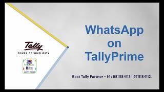 New whtasapp on Tally Prime 4 0