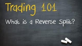 Stock Market Training: What is a Reverse Split?