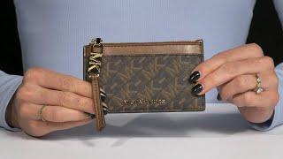 MICHAEL Michael Kors Empire Small Zip Card Case SKU: 9938744