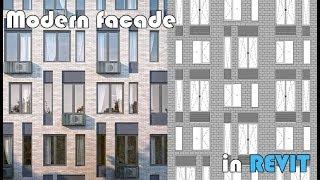 Learn Revit in 5 minutes: Modern facade #1