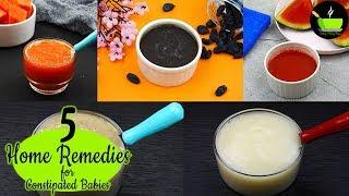 5 Constipation Remedy Recipes ( 6 -12 Months Baby ) | Home Remedies For Constipated Baby