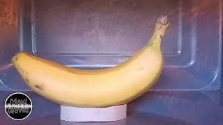 Burn Banana on Microwave ! 