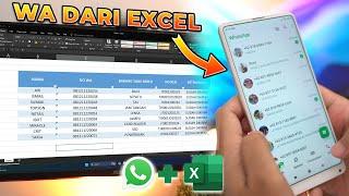 CANGGIH! Cara Kirim WhatsApp Ke Banyak Nomor Dengan Excel GRATIS!