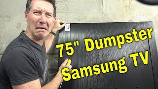 EEVblog 1657 - DUMPSTER Samsung 75" QLED One Connect TV