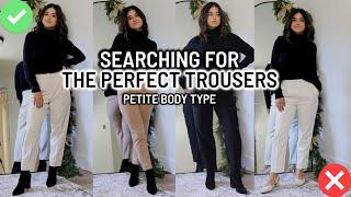 Which Brand Makes The BEST *Petite* Trousers? Testing Petite Clothing Brands