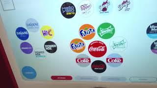 Using a Coca-Cola Freestyle Digital Soda Machine