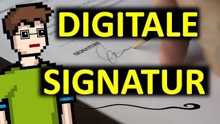 Wie funktionieren DIGITALE SIGNATUREN (einfach erklärt)?