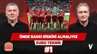 Gürcistan'a  karşı santrfor Semih oynamalı | Önder Özen & Metin Tekin | EURO Teknik #1