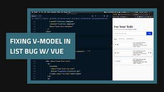 Fixing a v-model Bug in a List with Vue.js