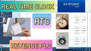 KV Studio: Real time clock RTC Keyence PLC with simulation