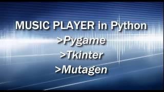 Music Player in Python - Part 1