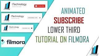 SUBSCRIBE LOWER 3RD's GREEN SCREEN ANNOTATION TEMPLATE FOR FILMORA