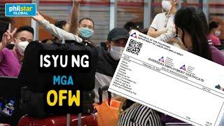 Ano ba ang isyu sa Overseas Employment Certificate?