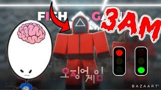 SQUID GAME GREEN LIGHT RED LIGHT ROBLOX AT 3AM CHALLENGE (GONE WRONG)